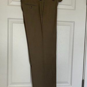 Nordstrom Khaki Flat Front Trousers. Boys Size 12.
